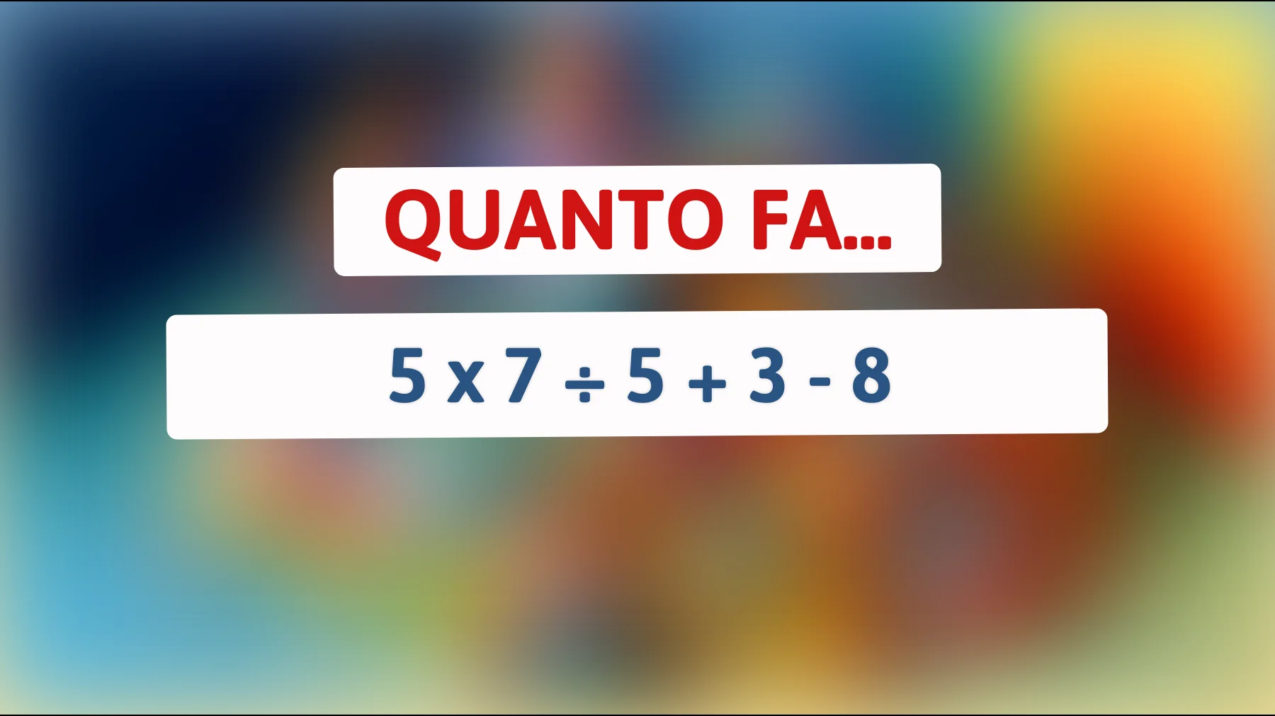 "Sfidi il tuo cervello? Prova a risolvere questo enigma per menti geniali – Solo i più intelligenti possono farcela!""
