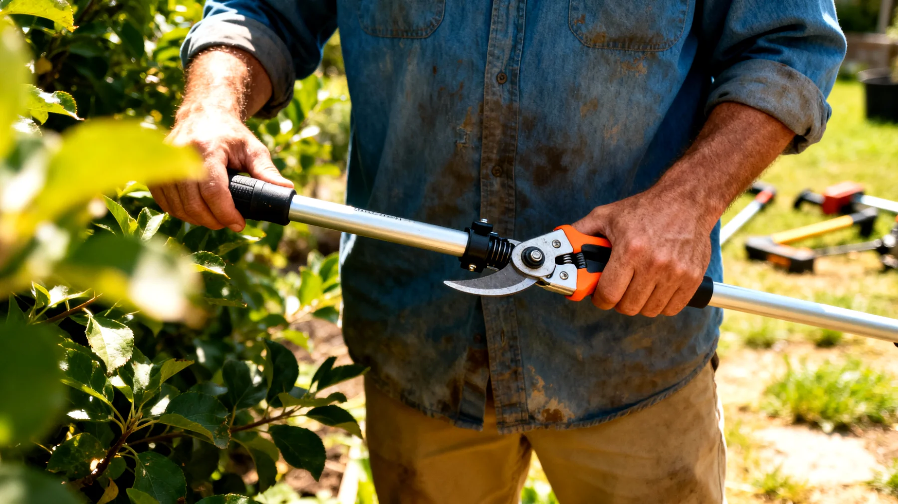 Potatore telescopico"