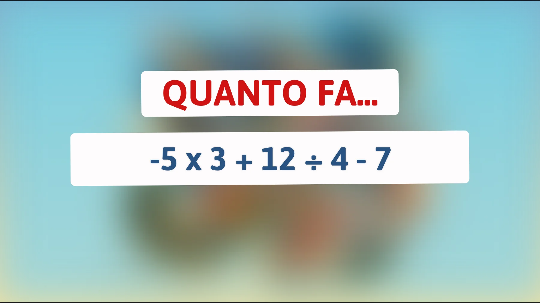 Scopri perché solo il 5% delle persone risponde correttamente a questa semplice equazione matematica! Sei tra i geni in grado di risolverla?"