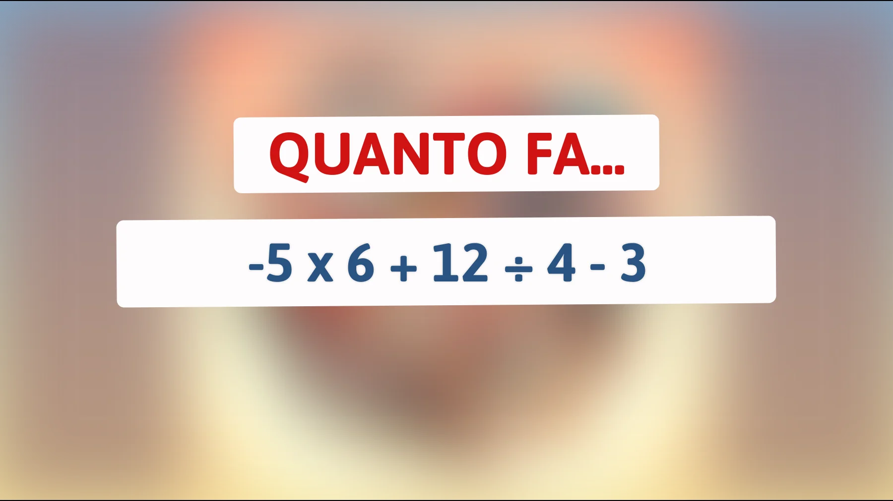 Scopri se hai una mente geniale risolvendo questo rompicapo matematico! Sei abbastanza intelligente per farlo?"
