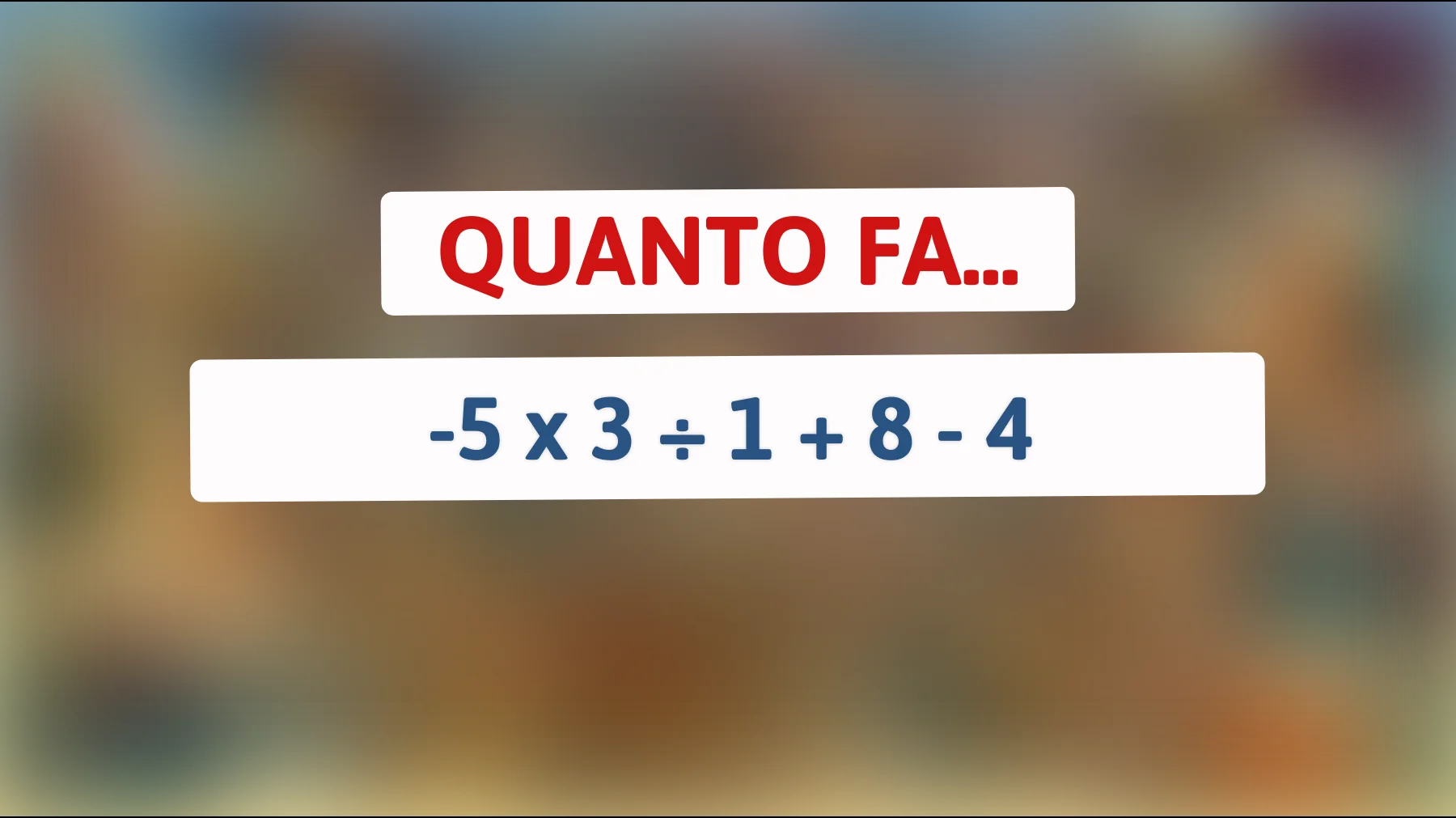 Solo il 2% riesce a risolvere questo rompicapo matematico: prova anche tu!"