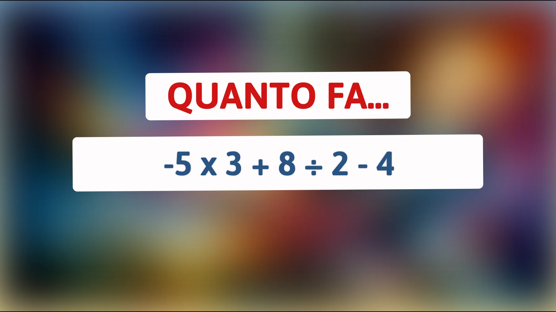 Solo uno su mille risolve questo enigma matematico: sei tra le menti geniali che ci riescono? Prova ora!"