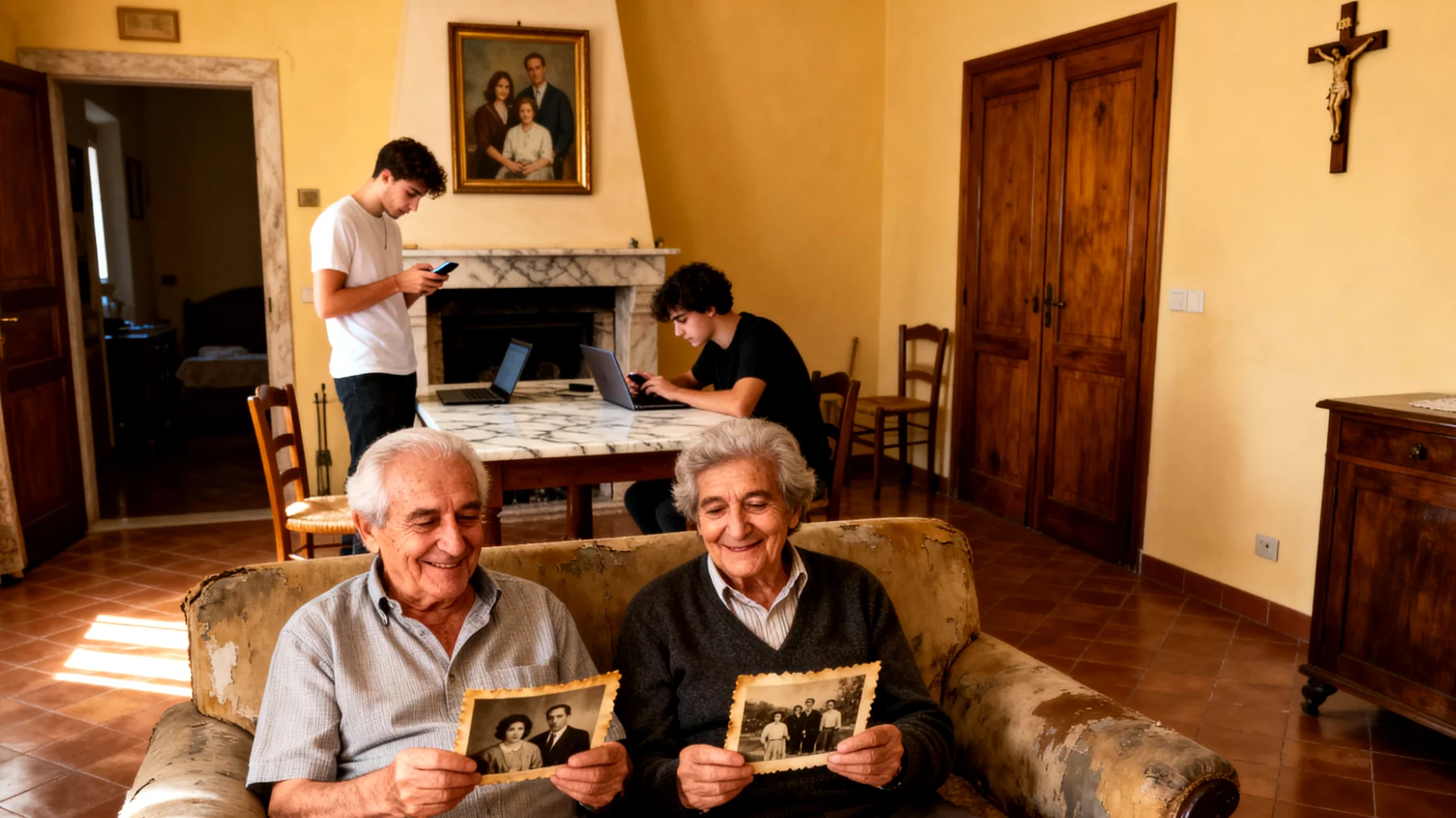 I nonni lamentano di vedere poco i nipoti giovani adulti, che sono sempre impegnati tra lavoro, vita sociale e relazioni sentimentali, creando un senso di distanza e nostalgia del legame che avevano quando erano piccoli"