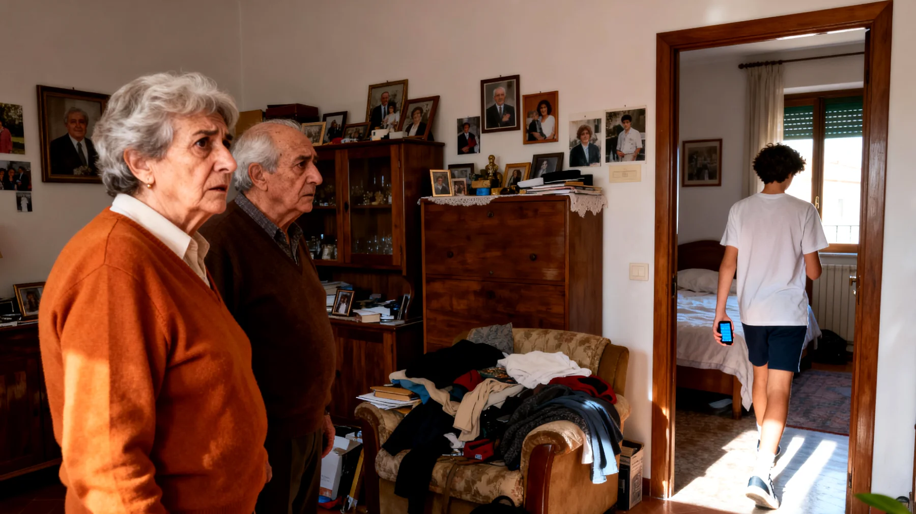 I nonni faticano a coinvolgere gli adolescenti nelle attività quotidiane e domestiche, trovandosi di fronte a resistenza, svogliatezza e mancanza di collaborazione da parte dei nipoti che preferiscono isolarsi nelle loro stanze o dedicarsi ad altre attività"