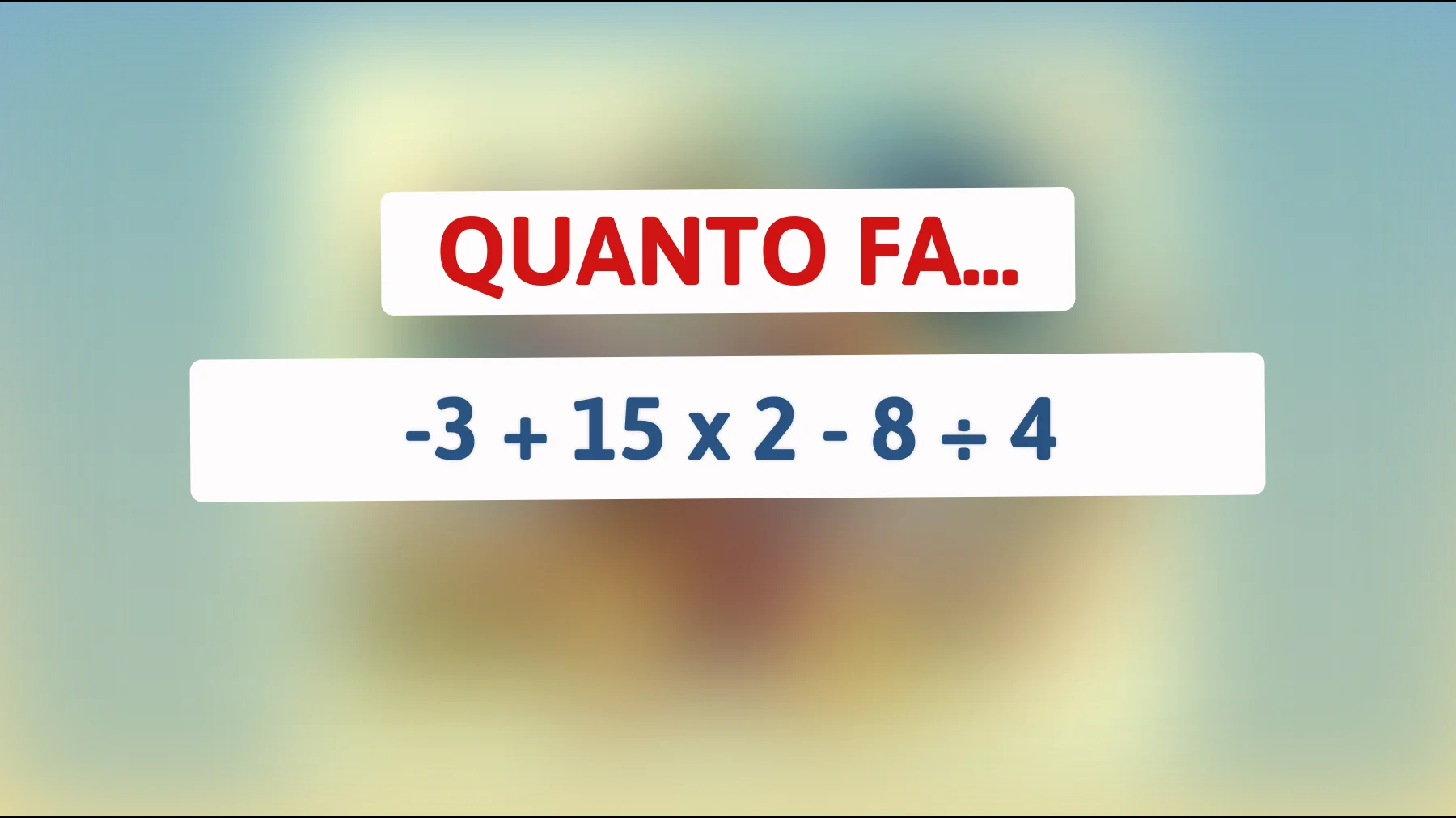 "Menti brillanti richieste: Riesci a risolvere questa equazione apparentemente semplice?""
