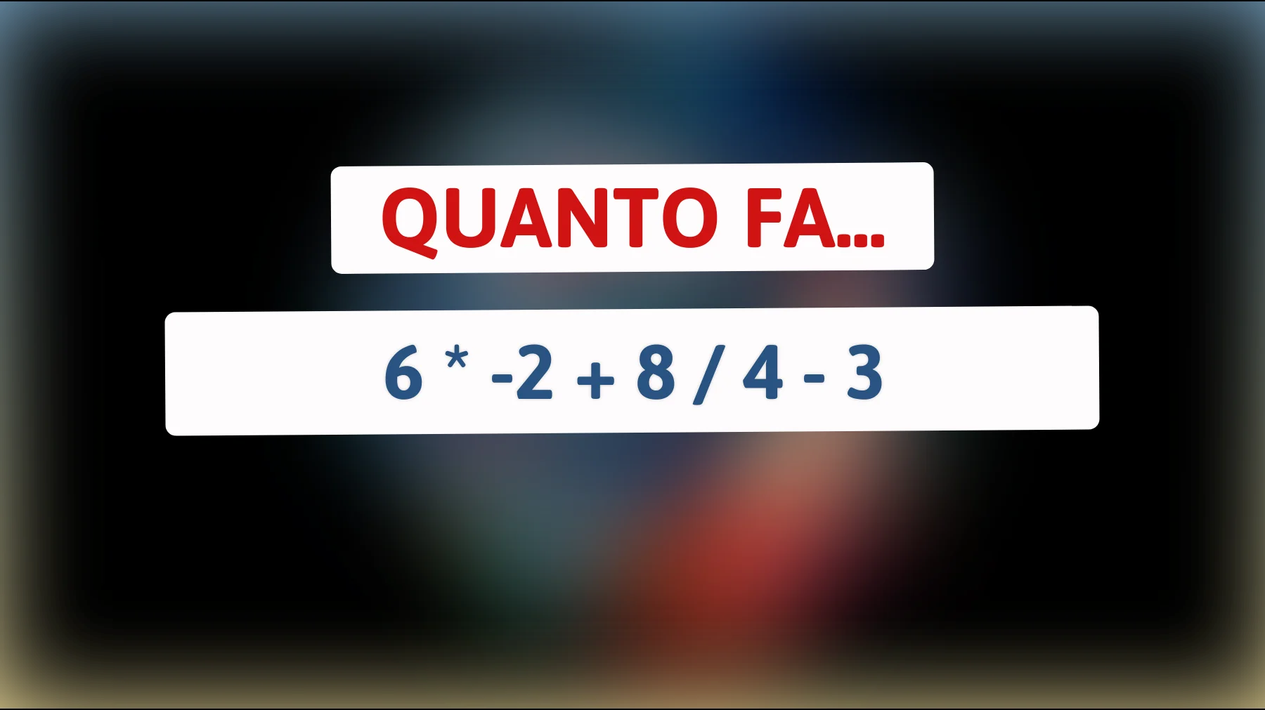 Sfida la tua mente: riesci a risolvere questo difficile enigma matematico?"