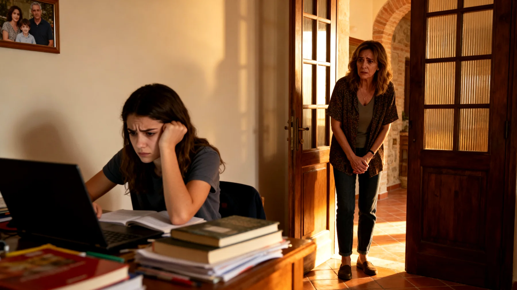 Una mamma si sente in colpa perché teme di aver caricato troppo la figlia giovane adulta di aspettative accademiche e professionali, creando pressioni eccessive che ora stanno generando ansia e un senso di inadeguatezza nella ragazza, compromettendo il loro rapporto"