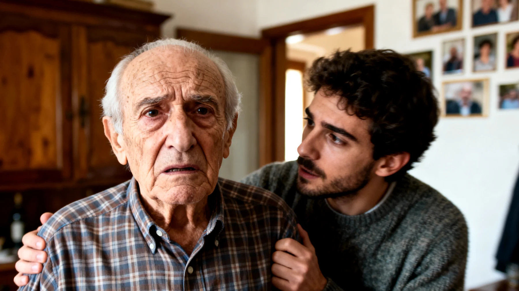 Il nonno si trova in difficoltà perché il nipote giovane adulto mostra una dipendenza emotiva eccessiva nei suoi confronti, facendo fatica a prendere decisioni autonome, cercando costantemente approvazione e supporto anche per scelte quotidiane, e manifestando ansia quando deve affrontare situazioni senza la presenza o il consiglio del nonno."