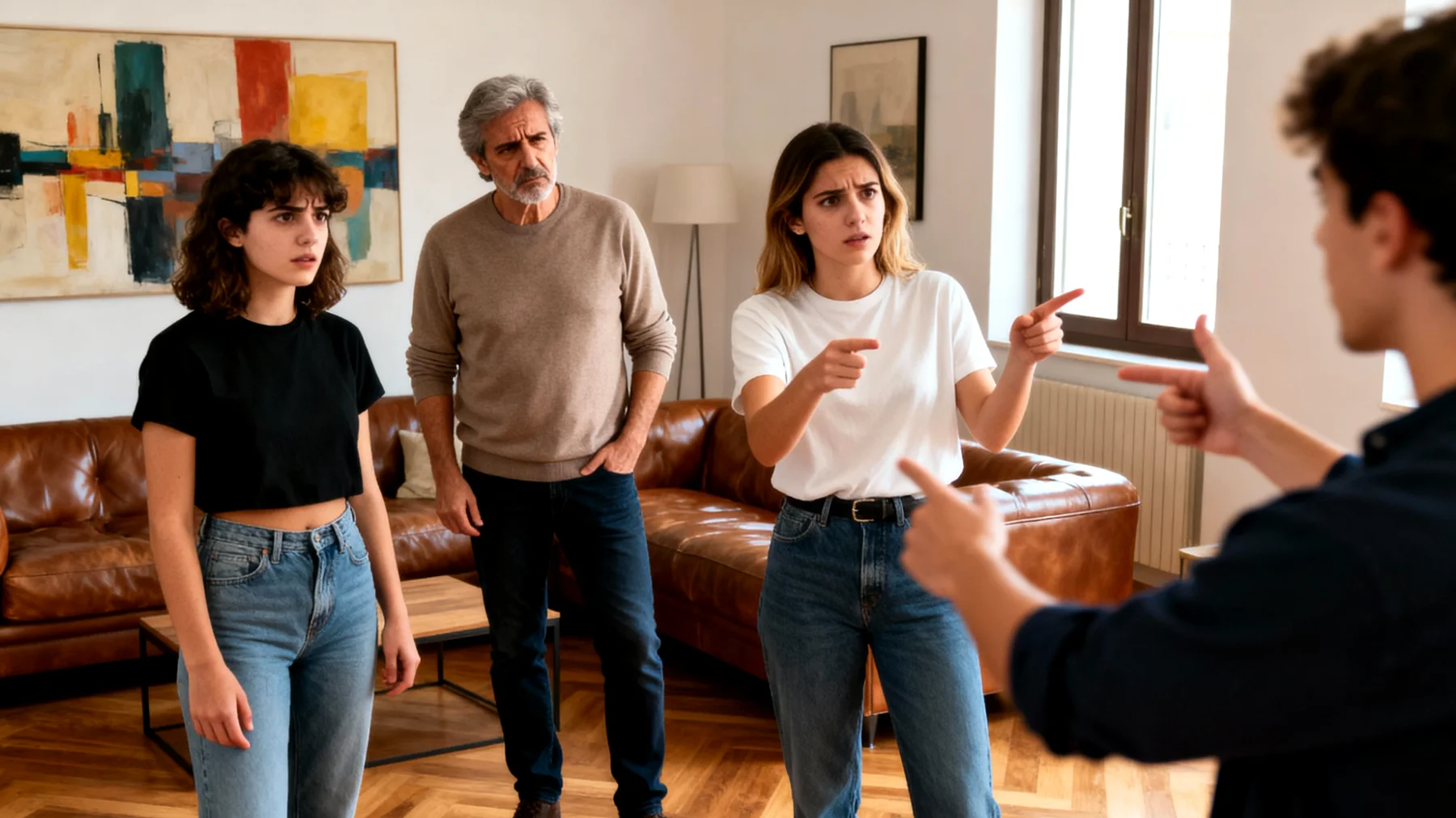 Genitori che faticano a stabilire regole e limiti chiari con i figli giovani adulti, oscillando tra il desiderio di rispettare la loro autonomia e la necessità di mantenere confini educativi appropriati per l'età"